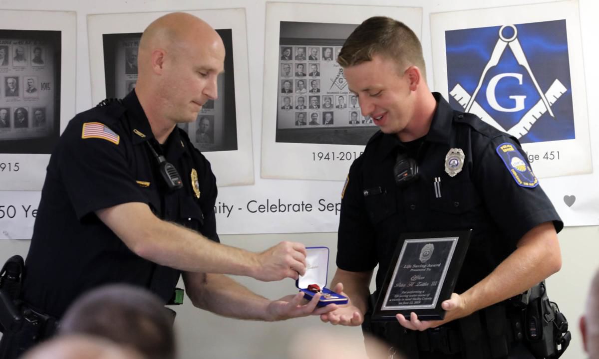 August 13, 2019: Assumption first responders honored for saving Decatur woman from sinking SUV